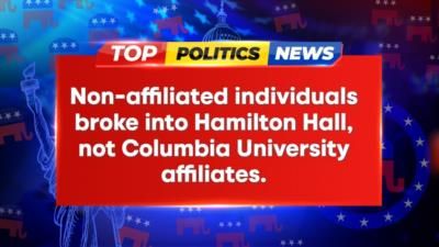 Demonstrators Led By Non-Affiliated Individuals Break Into Hamilton Hall