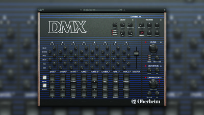 GForce's Oberheim DMX recreates the sound of the drum machine behind New Order's Blue Monday and Run-DMC's It's Like That