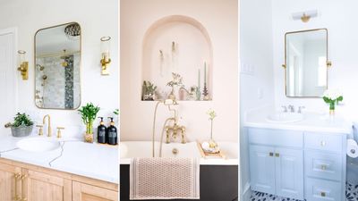 How do you style a boring small bathroom? Designers explain how to be "creative and resourceful"