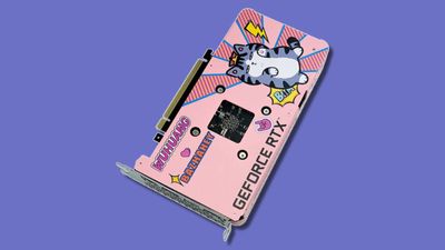 This pink Nvidia RTX 4060 GPU features adorable cats and pugs, oh my!