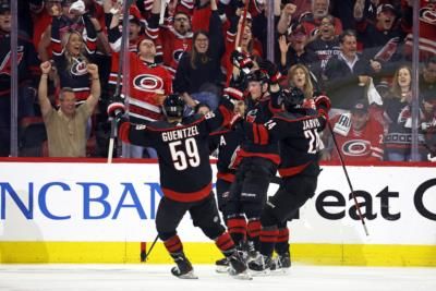 Carolina Hurricanes Clinch First-Round NHL Playoff Series In Five Games