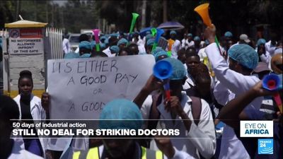Kenya's striking doctors continue to hold out after 50 days of industrial action