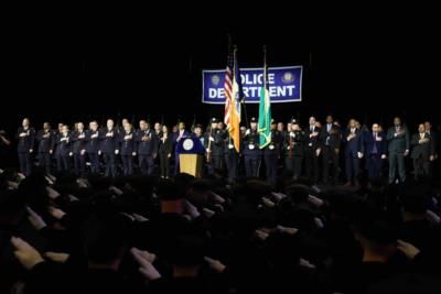 NYPD Officers Restore American Flag At City College Of New York