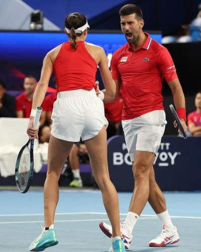 Dynamic Duo: Djokovic And Danilovic Triumph In Tennis Victory