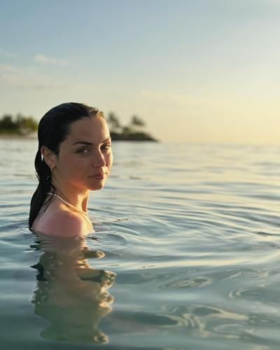 Ana De Armas Stuns In Beach Photoshoot With Graceful Elegance