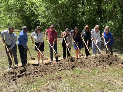 A first in Fayette County; ground broken for a riverside recreational-leisure park