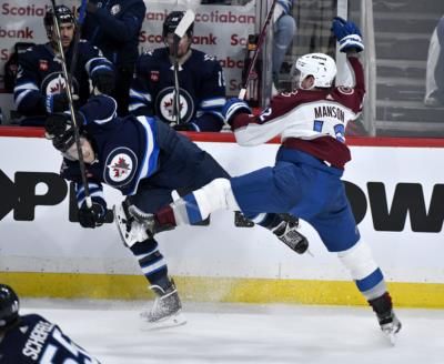 Colorado Avalanche Clinch Series With 6-3 Victory Over Jets