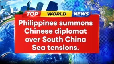 Philippines Summons Chinese Diplomat Over South China Sea Dispute
