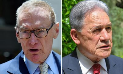 Bob Carr accuses Winston Peters of defamation after NZ deputy PM calls him a ‘Chinese puppet’
