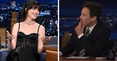 Anne Hathaway Promotes New Film On The Tonight Show