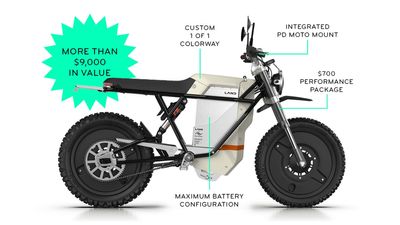 Peak Design's Collab With EV-Motorcycle Maker LAND Looks Like Backyard Fun
