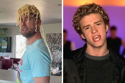 Justin Timberlake And Lance Bass Hilariously Embrace NSYNC’s Iconic “It’s Gonna Be May”