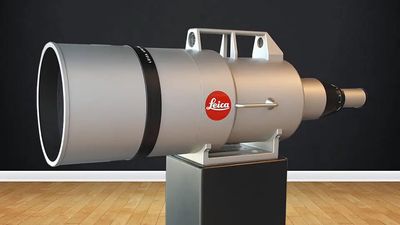 This Leica lens is 1600mm, worth over $2 MILLION, and only 3 were ever made!