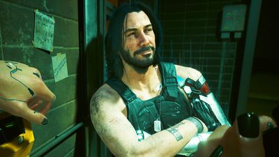 Cyberpunk 2077 dev says they went all-out on the memorial to Johnny Silverhand's nuclear attack, then found out bosses 'just expected a commemorative plaque'