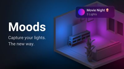 Homey app introduces 'Moods' to capture unique home lighting scenarios