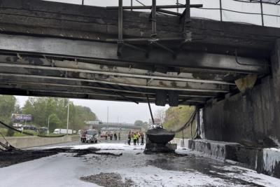 Tanker Explosion Shuts Down Interstate 95 In Connecticut