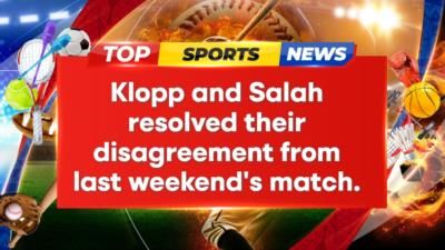 Klopp Resolves Disagreement With Salah, Emphasizes Mutual Respect And Understanding.