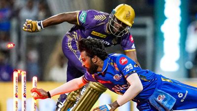 'What a shame': Wankhede denied a Russell special as KKR slogger suffers a disastrous run out. Watch