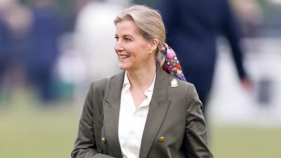 Duchess Sophie's vibrant hair scarf is the unique summer accessory we're shopping for right now