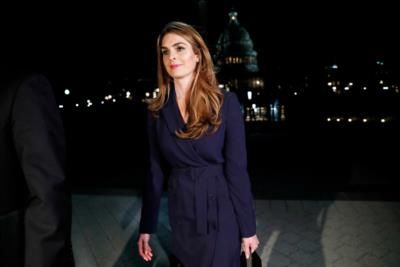 Hope Hicks Confirms Role In White House And Fox Corporation
