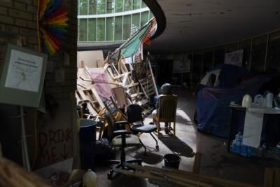 Portland State University Library Rendered Unusable By Protestors