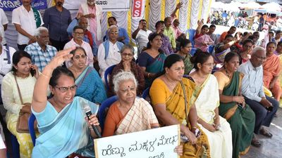 Progressive groups hold demonstration, seek arrest of Prajwal Revanna