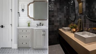 10 stunning gray small bathroom ideas to create dramatic, cozy or sleek looks in compact spaces