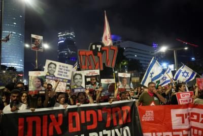 Thousands Of Israelis Protest For Hostage Return