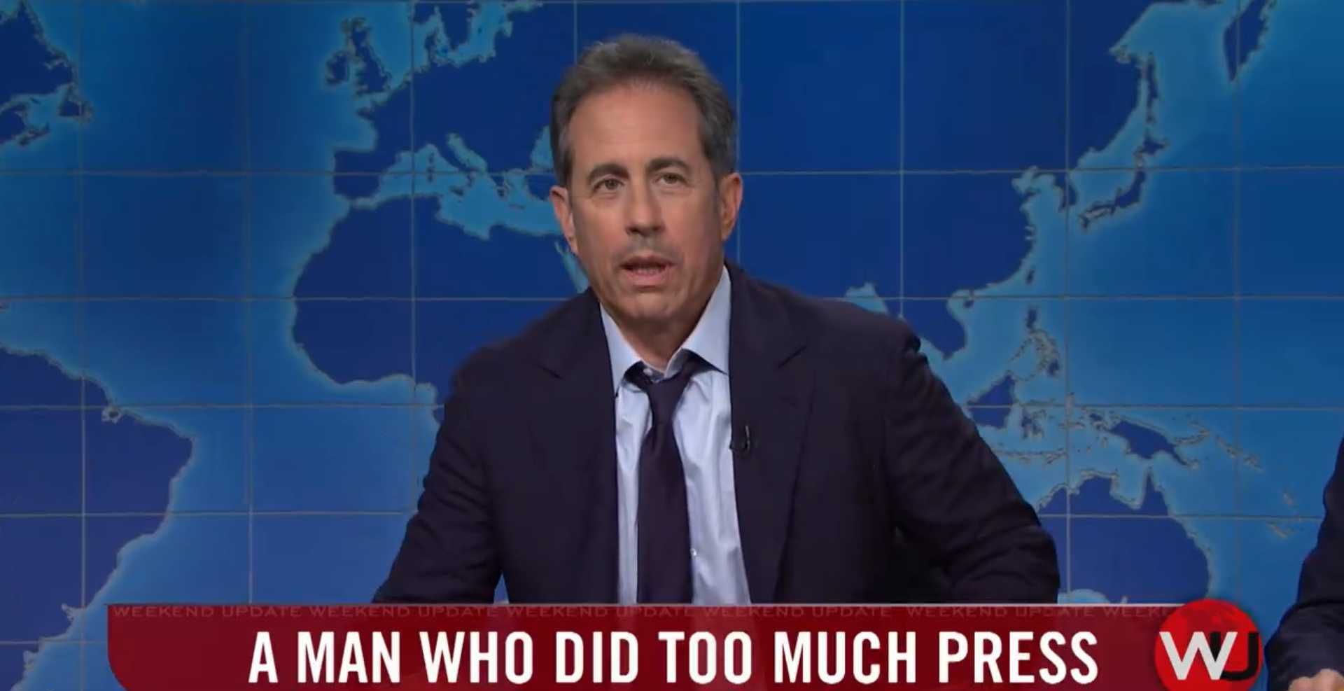 Jerry Seinfeld Did A Funny Snl Weekend Update Cameo As