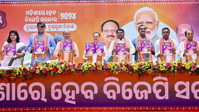 Odisha BJP manifesto promises filling up of 2.15 lakh posts in govt. sector