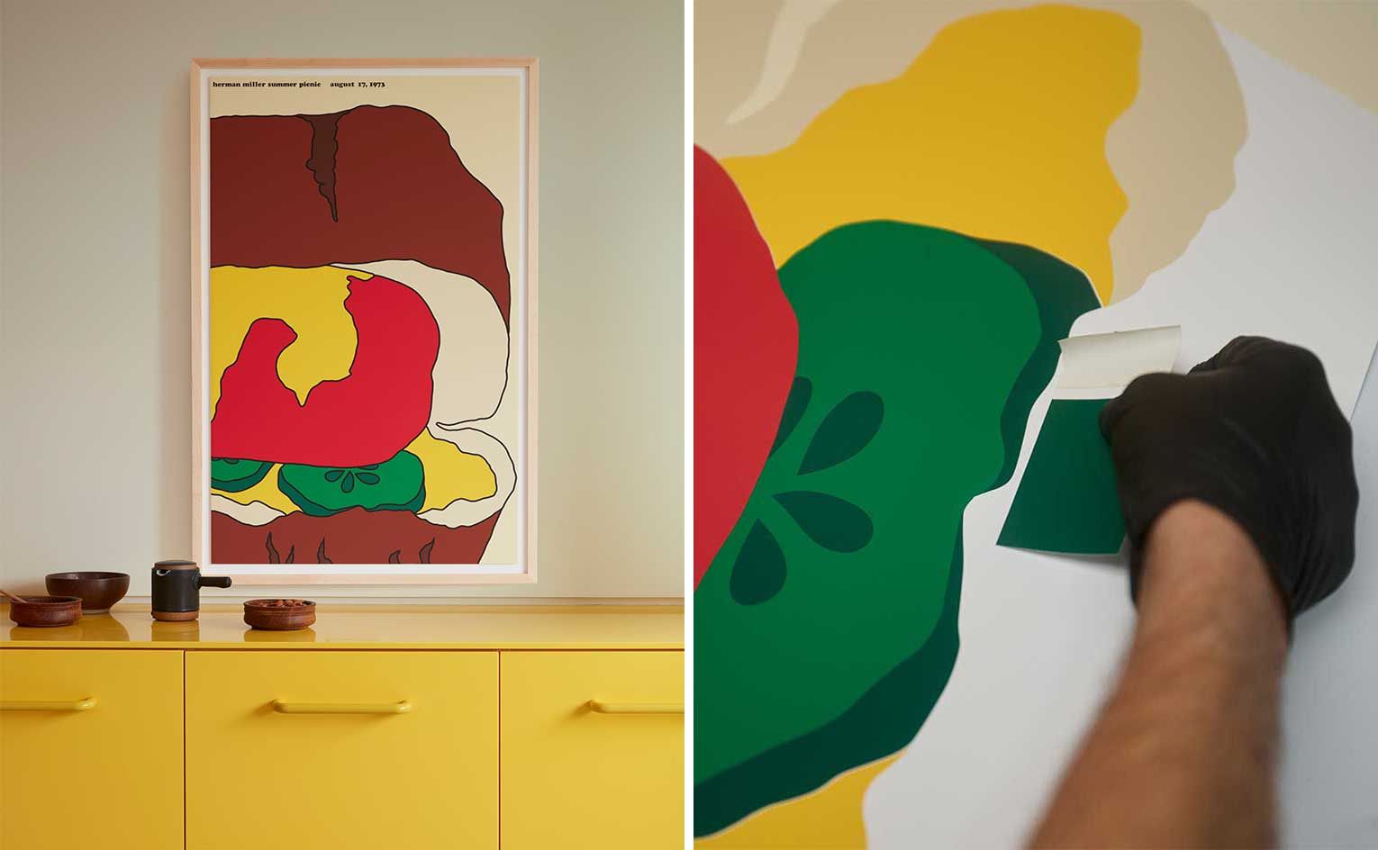 Herman Miller relaunches iconic Hot Dog Picnic Poster