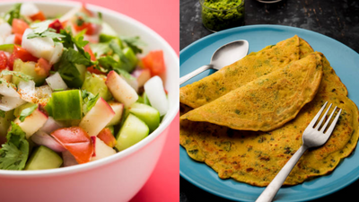 Salad or low-calorie moong dal chilla: Which is better for weight loss?