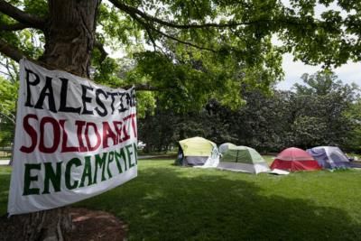 Pro-Palestinian Encampments Set Up At Oxford And Cambridge Universities