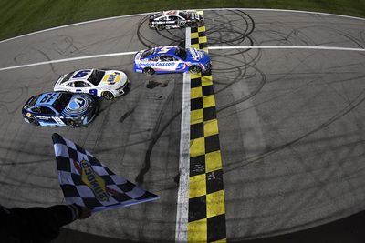 Chris Buescher had the perfect response to Kyle Larson’s historically close NASCAR photo-finish win
