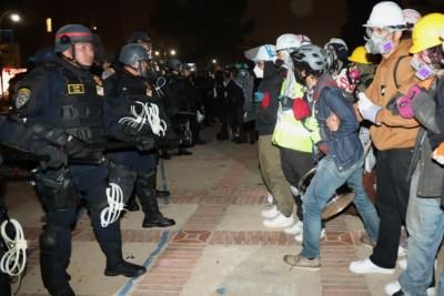 Over 50 Protesters Arrested At Pro-Palestinian Encampment On UCSD Campus