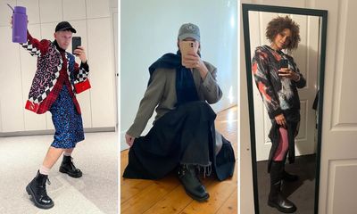 ‘Layering is where the fun begins’: how to style a summer dress for winter