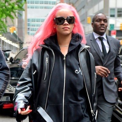 Rihanna's Blossom Pink Hair Proves Her Commitment to the 2024 Met Gala Dress Code