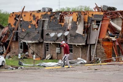 Tornado Damages Dozens Of Homes In Barnsdall, Oklahoma