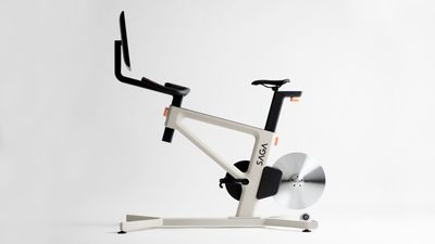 Saga Holobike, a striking new exercise bike, blends seamless styling with new display technology