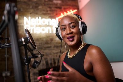 ‘I feel super gassed’: Lady Unchained, the prison radio host playing inmates’ raps