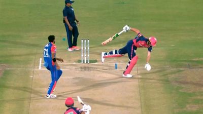 Watch: In a rare occurrence, Jos Buttler scores a boundary from non-striker's end!