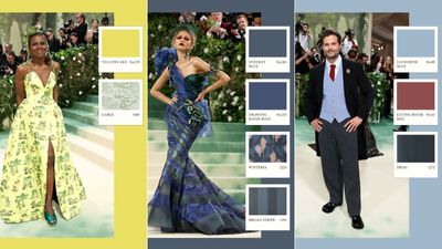 5 color palettes inspired by the best looks from the Met Gala 2024 – Zendaya's dress is my new living room scheme