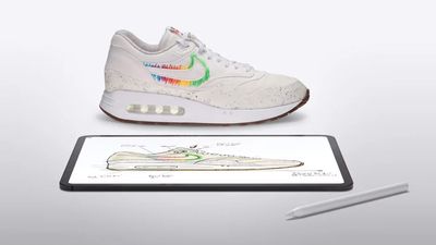 Tim Cook was wearing 'Made on iPad' Nike shoes for the 'Let Loose' event