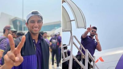 Watch: Kolkata Knight Riders' ordeal 'in the air' chronicled in a vlog