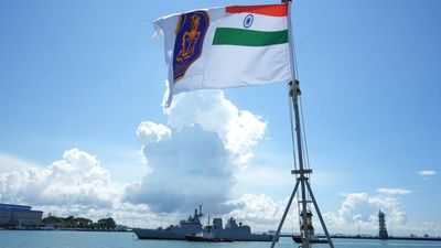 3 Indian Naval ships arrive in Singapore for operational deployment to South China Sea