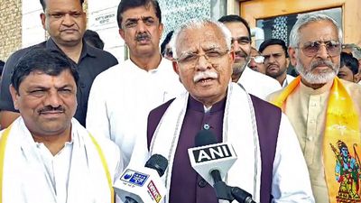 After three independent MLAs withdraw support, former CM Manohar Lal Khattar says ‘Lotus will bloom in Haryana’