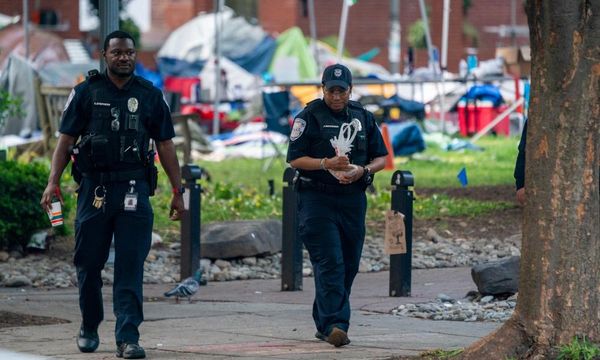 Dozens reportedly arrested as police clear George Washington University encampment