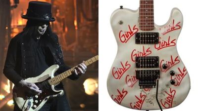 “Keep Rude Dude”: Mick Mars’ ‘Girls, Girls, Girls’ Kramer appears in Motley Crüe’s You’re All I Need video, features NSFW rear artwork and has just gone up for auction