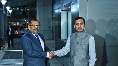 "Looking forward to productive discussions...": Maldives Foreign Minister Moosa Zameer arrives in India