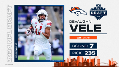 Broncos signing WR Devaughn Vele to 4-year rookie contract